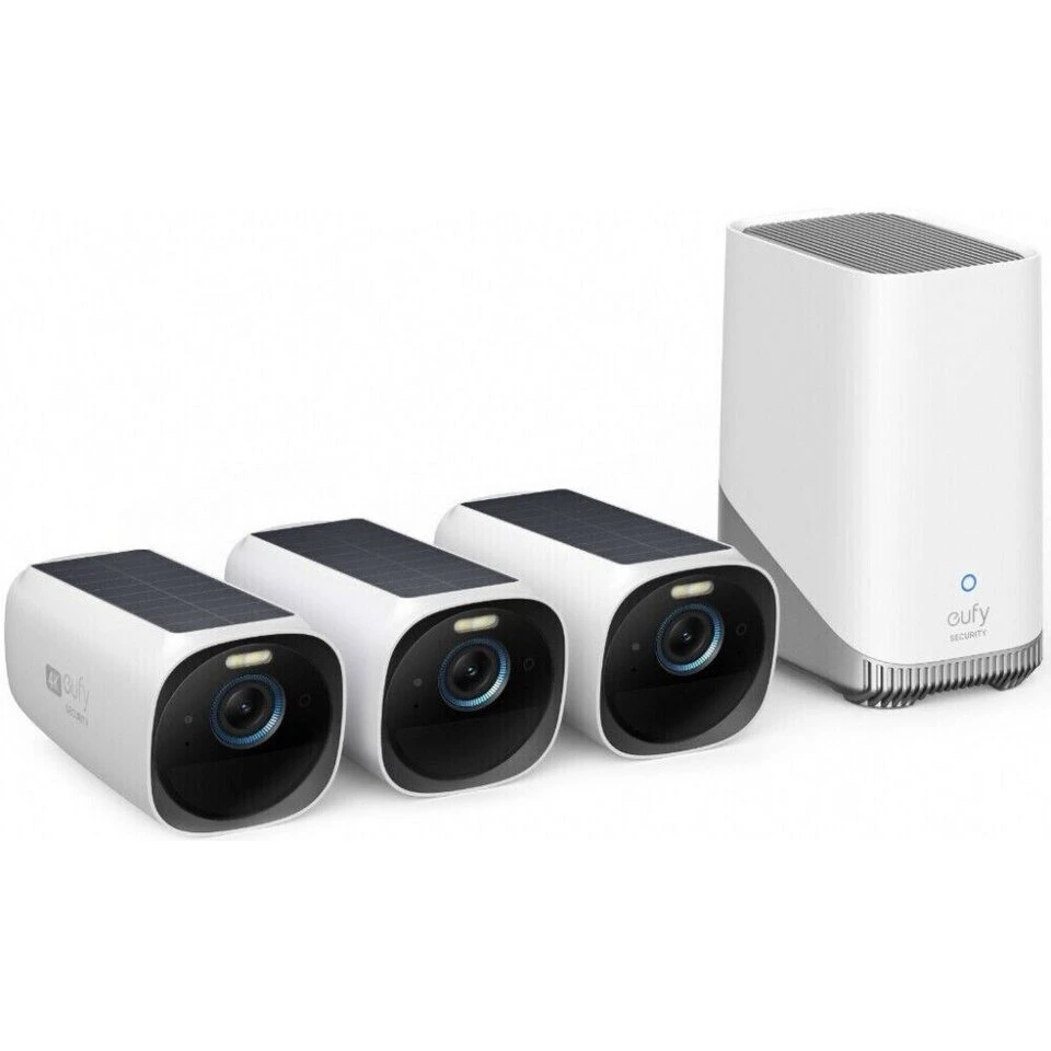 eufy S330 eufyCam 3 4K Überwachungskamera Innen- und Außenbereich Nachtsicht