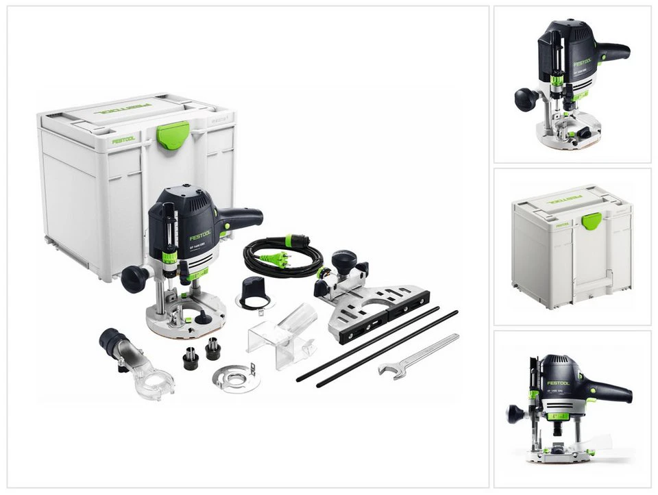 FESTOOL Oberfräse OF 1400 EBQ-Plus 1400 W 6 - 12,7 mm Systainer 576207