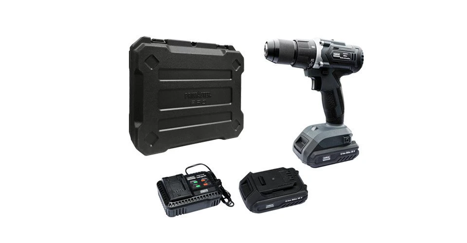 Primaster Pro Akku-Bohrschrauber PAS20-W 20 V 2 Akkus Ladegerät
