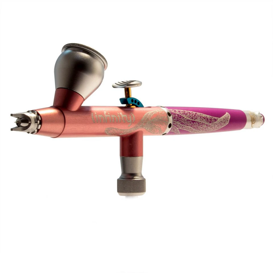 Harder & Steenbeck Airbrushpistole KYIV INFINITY Light Solo 0.2mm Fineline Luftkopf