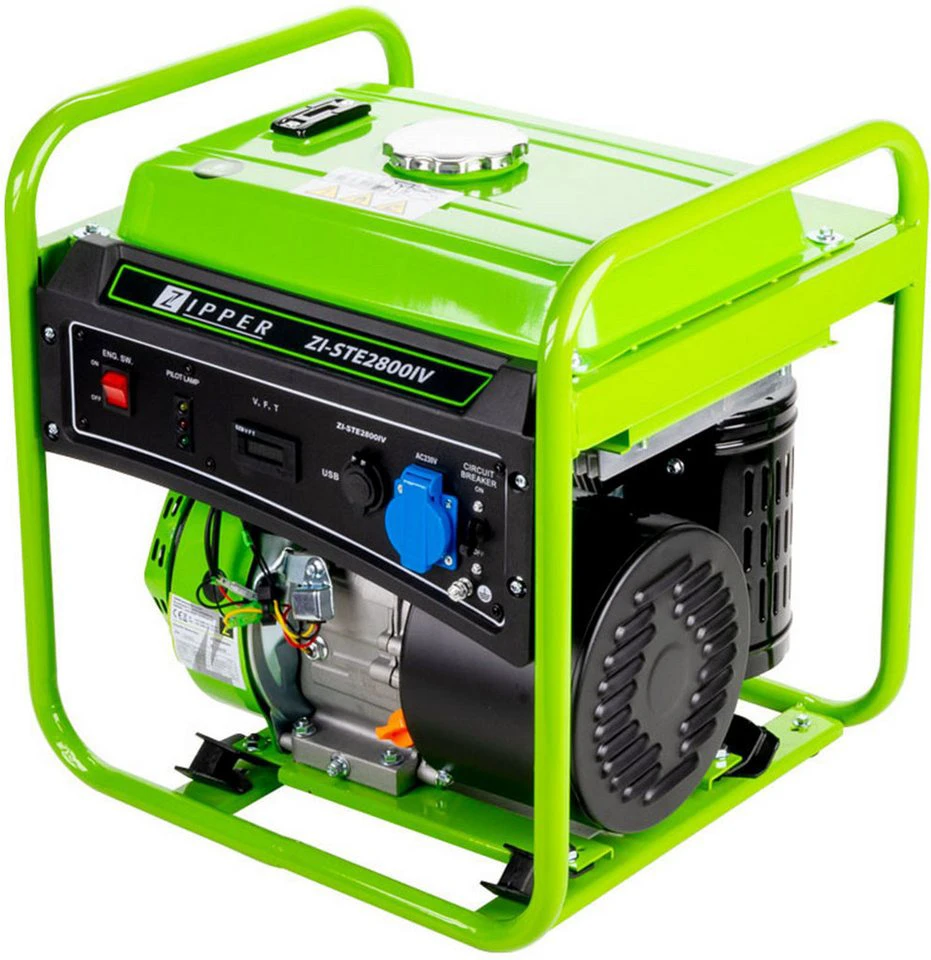 ZIPPER Stromerzeuger 4 in kW INVERTER Technologie für sensible Geräte USB-Anschluss 5V 2A