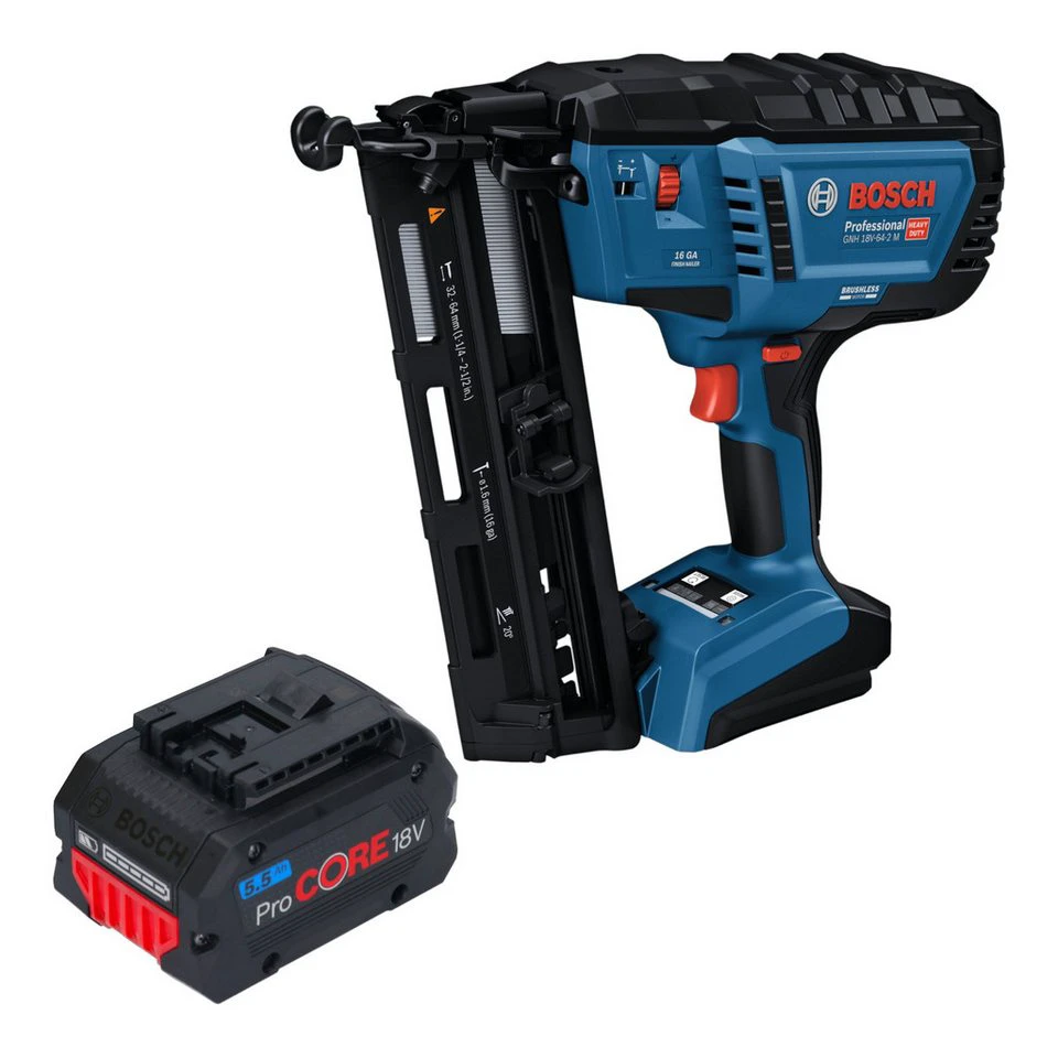 Bosch GNH 18V-64-2 M Professional Akku Holznagler 18 V ProCORE 5,5 Ah ohne Ladegerät