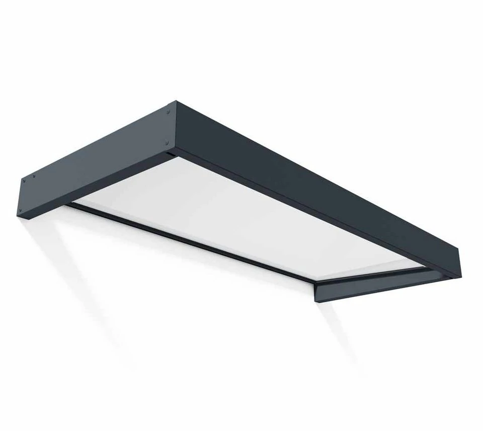 Palram - Canopia Vordach Sophia Opal 2150 Anthrazit 95x215x17 cm