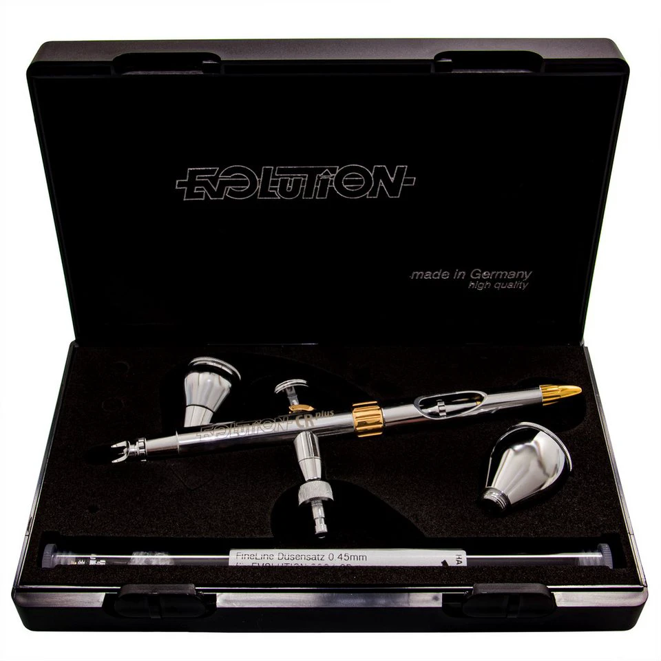 Harder & Steenbeck Evolution CRplus Two in One Airbrushpistole 121233 0,28 mm 0,45 mm